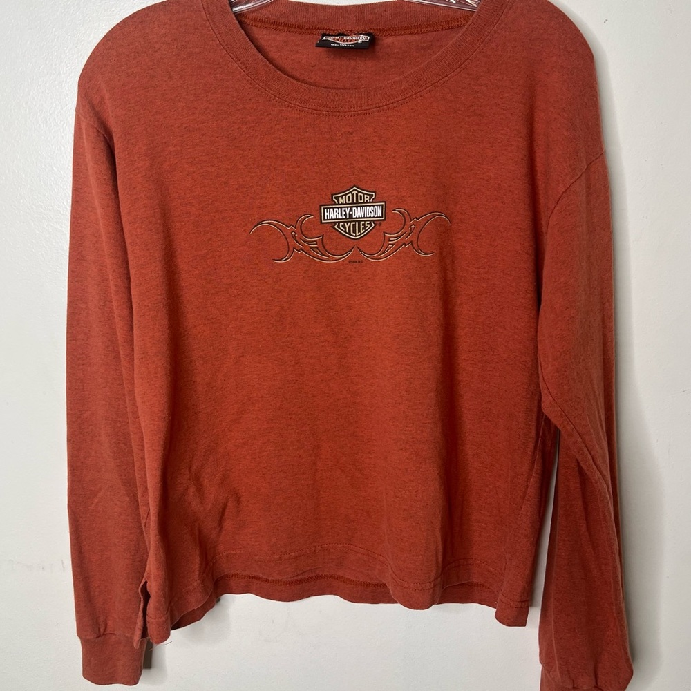 HARLEY DAVIDSON Cropped Tee Shirt